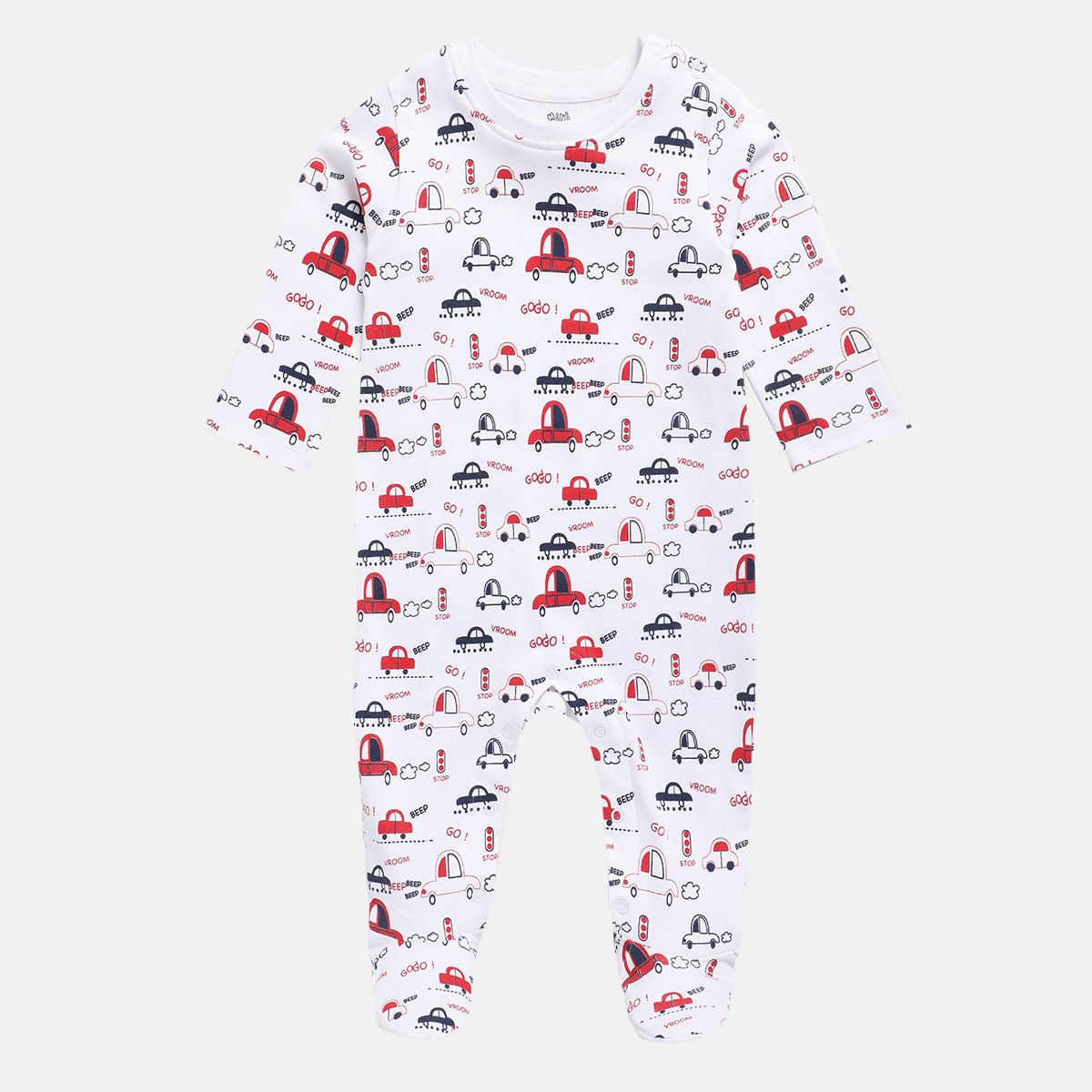 Boys Multicolor Pack Of 2 Sleep Suit