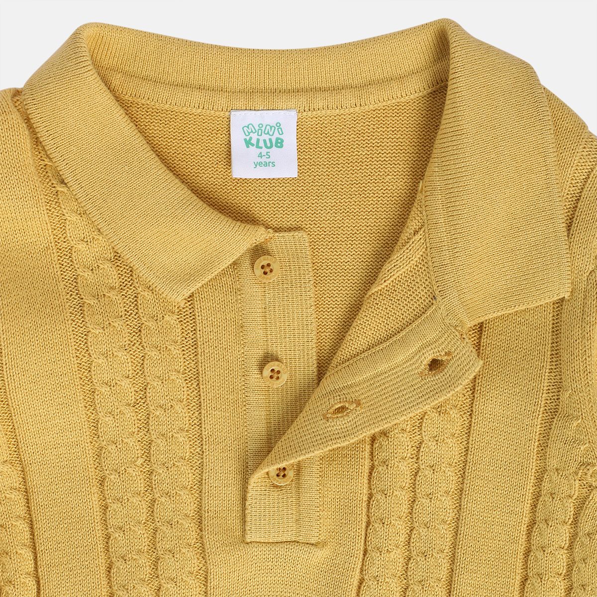 Boys Mustard Polo