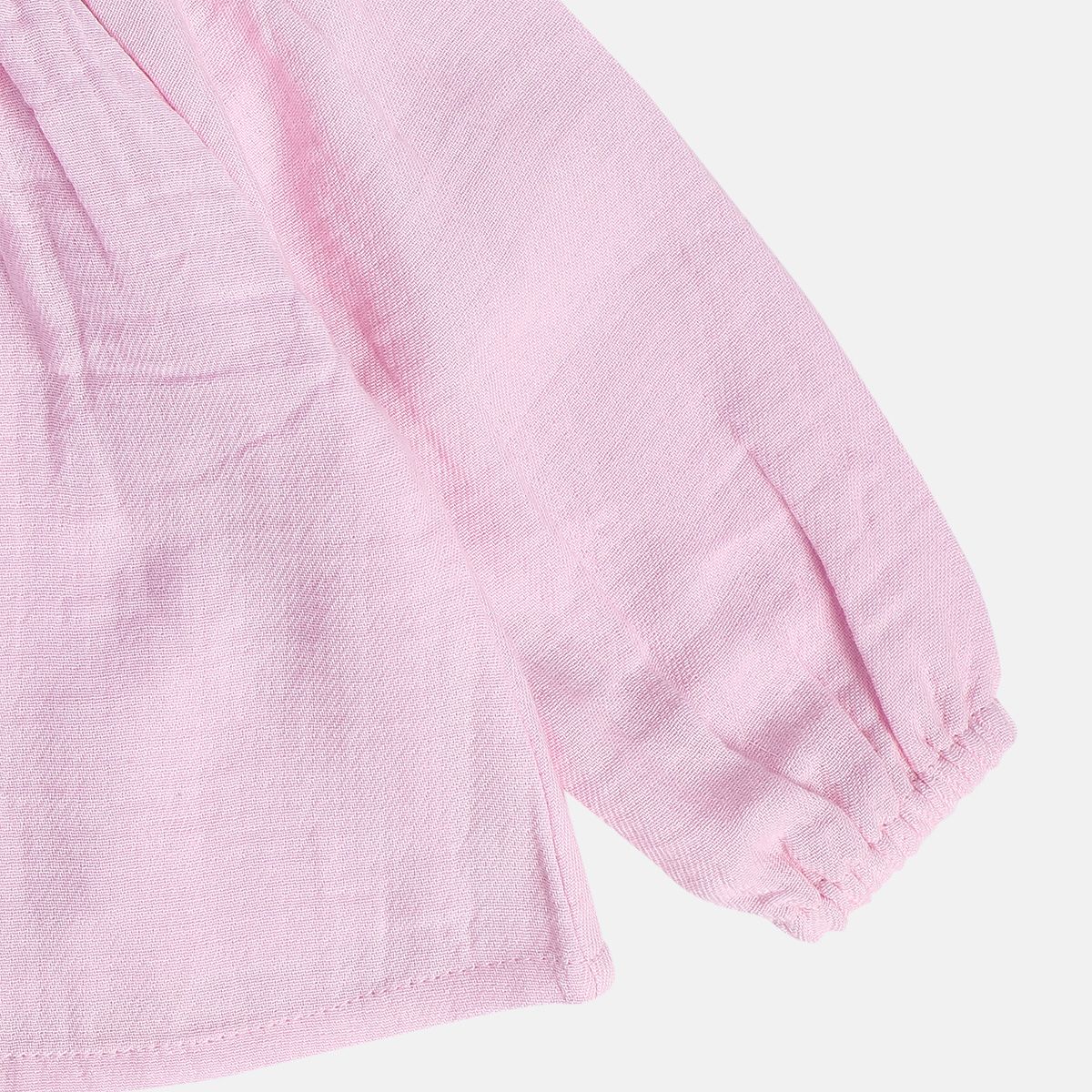 Girls Pink Pack Of 1 Woven Top