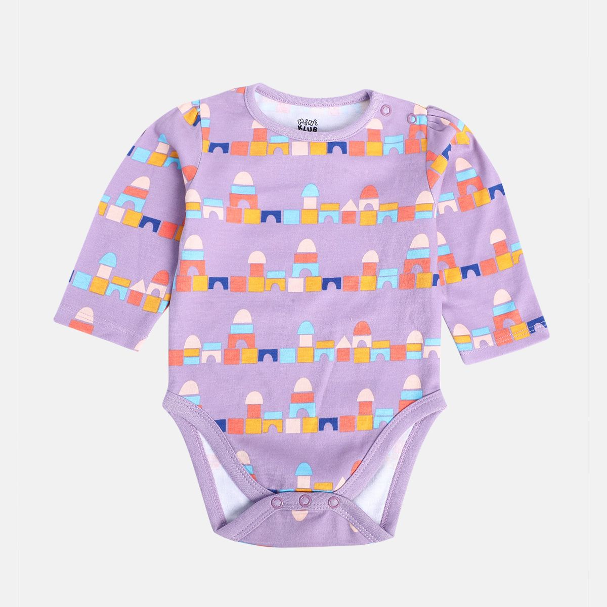 Girls Multicolor Pack Of 3 Body Suit