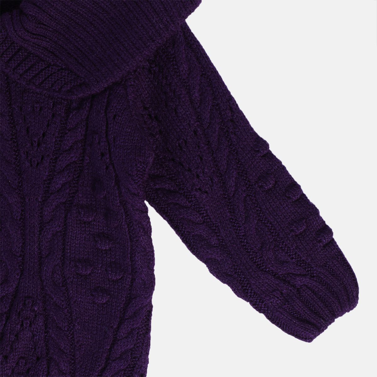 Girls Purple Pack Of 1 Sweater
