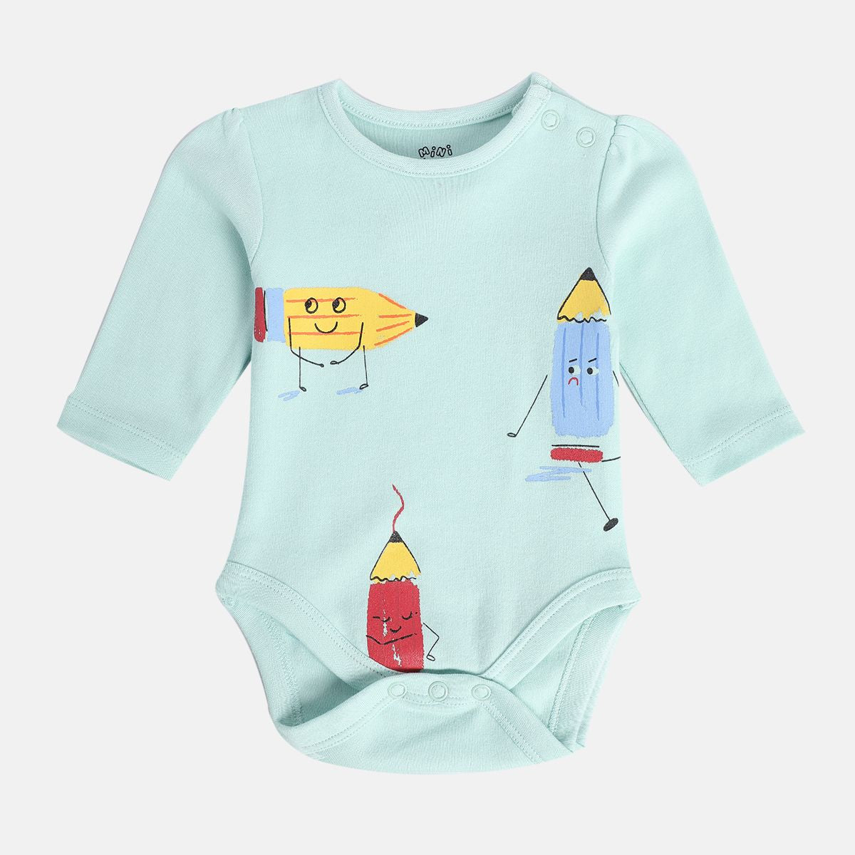 Girls Multicolor Pack Of 3 Body Suit