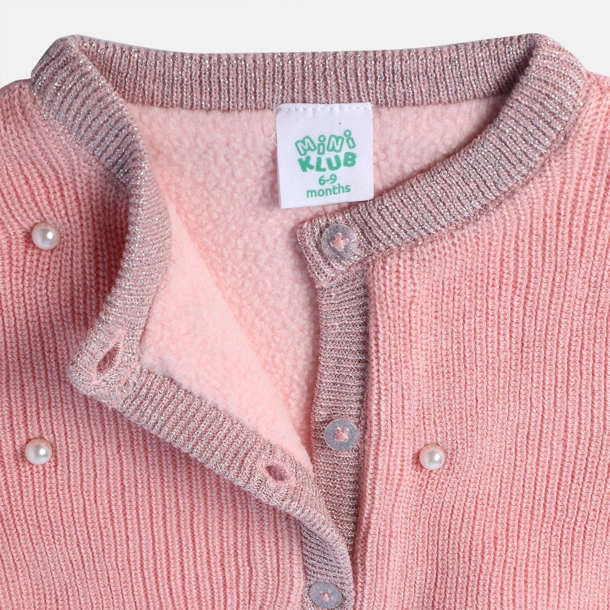 Girls Pink Pack Of 1 Sweater