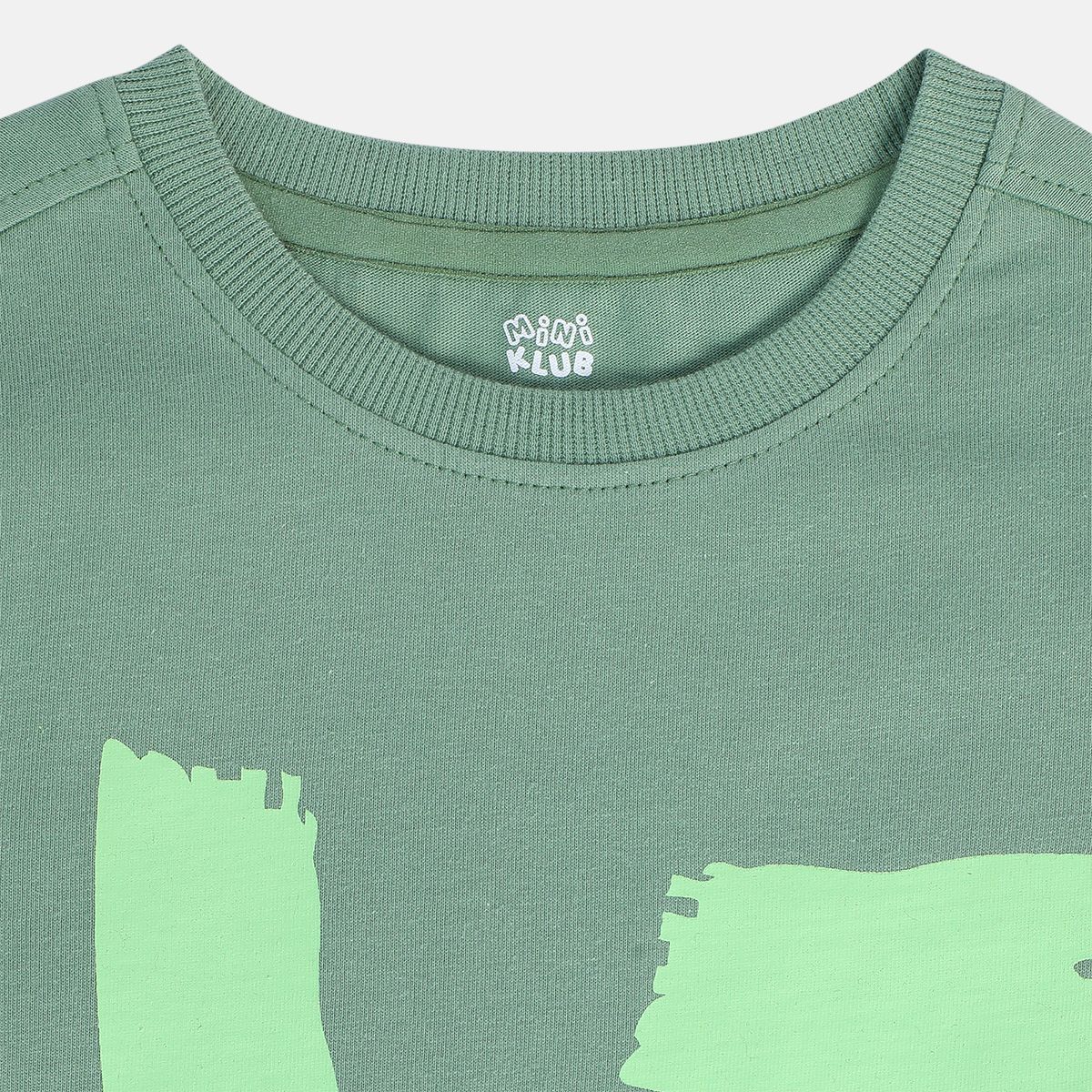 Boys Green Pack Of 1 T-Shirt