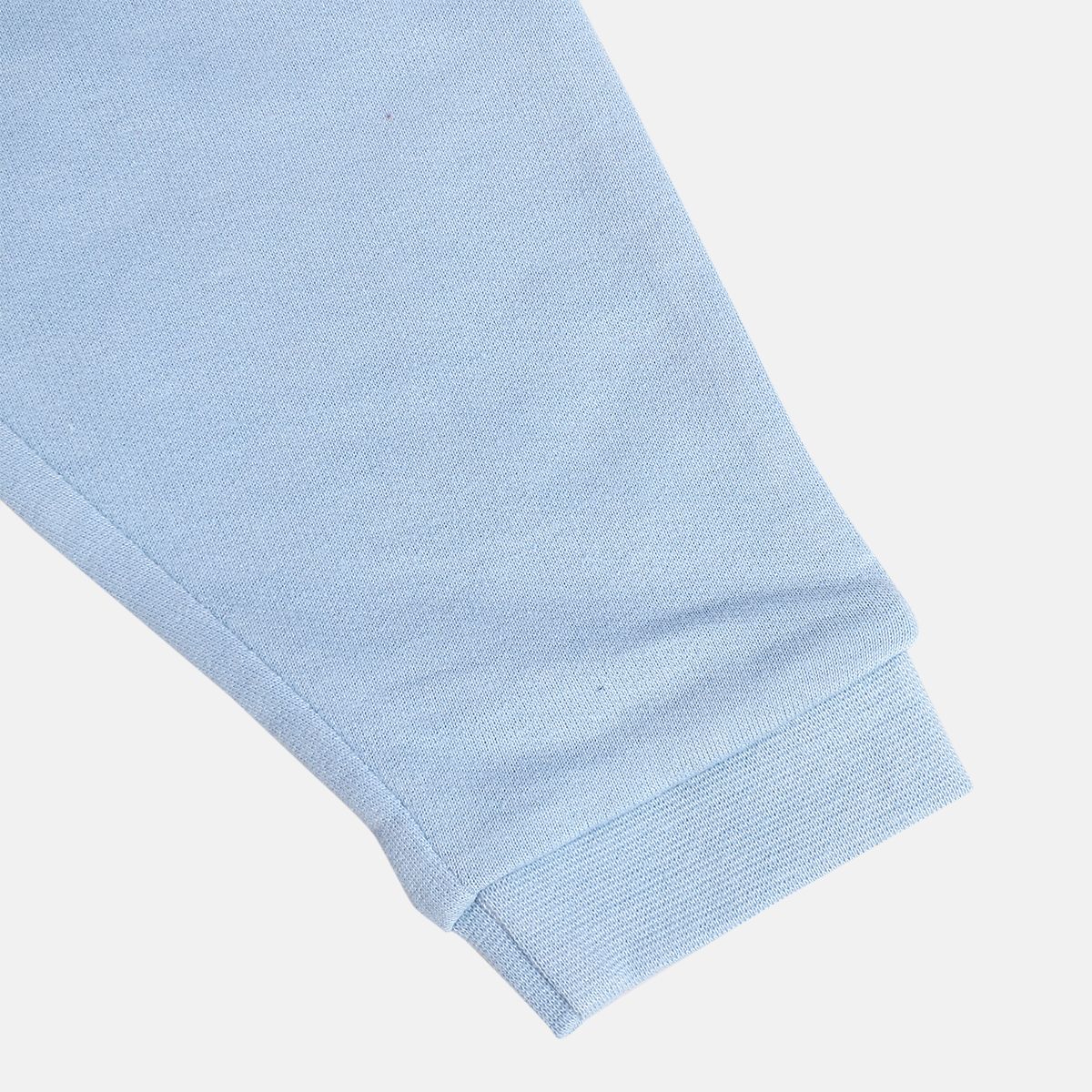 Boys Cotton Solid Joggers - Blue