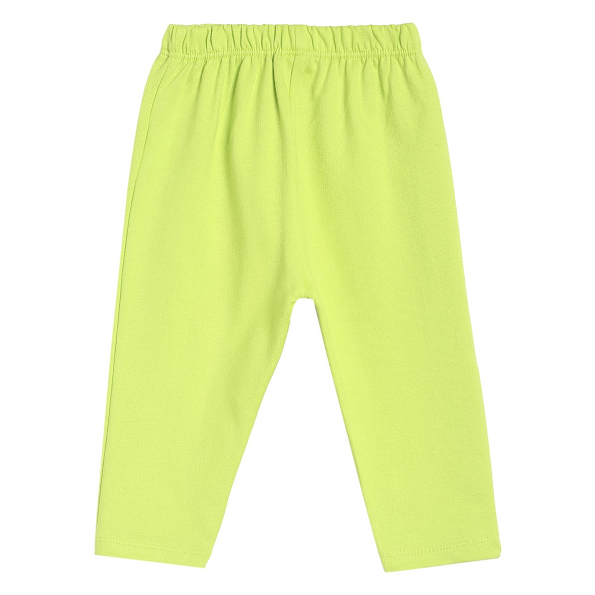 Pack of 2 t-shirt and bottom set - lime for 0-3 Months