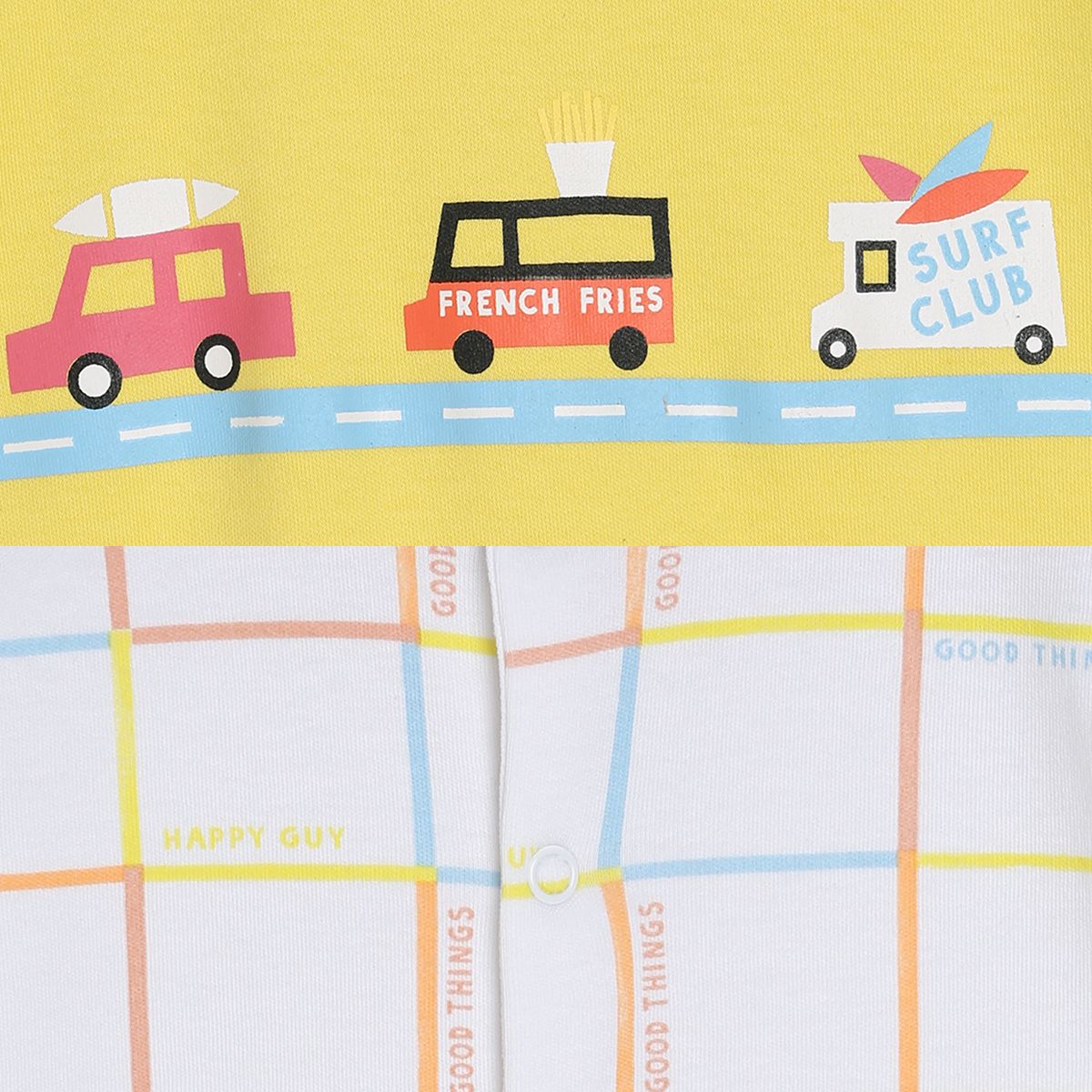 Boys Multicolor Pack Of 2 Romper