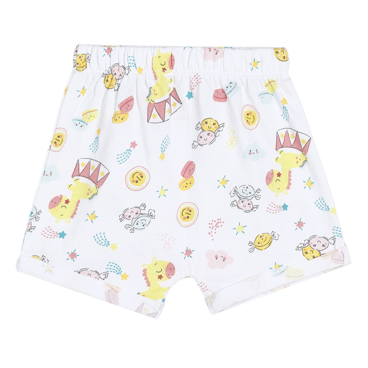 Girls Multicolor Pack Of 3 Shorts