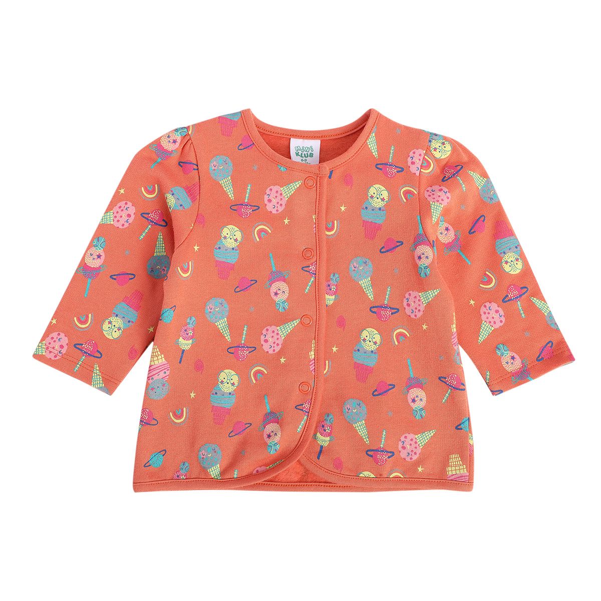 Girls Multicolor Pack Of 3 Front Open Vest