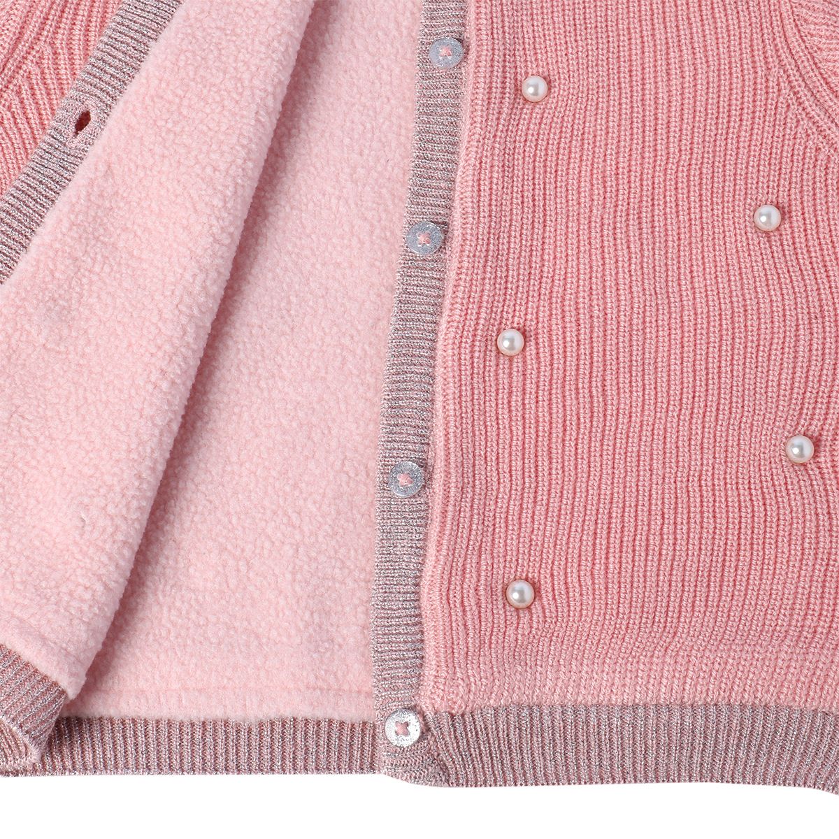 Girls Pink Pack Of 1 Sweater