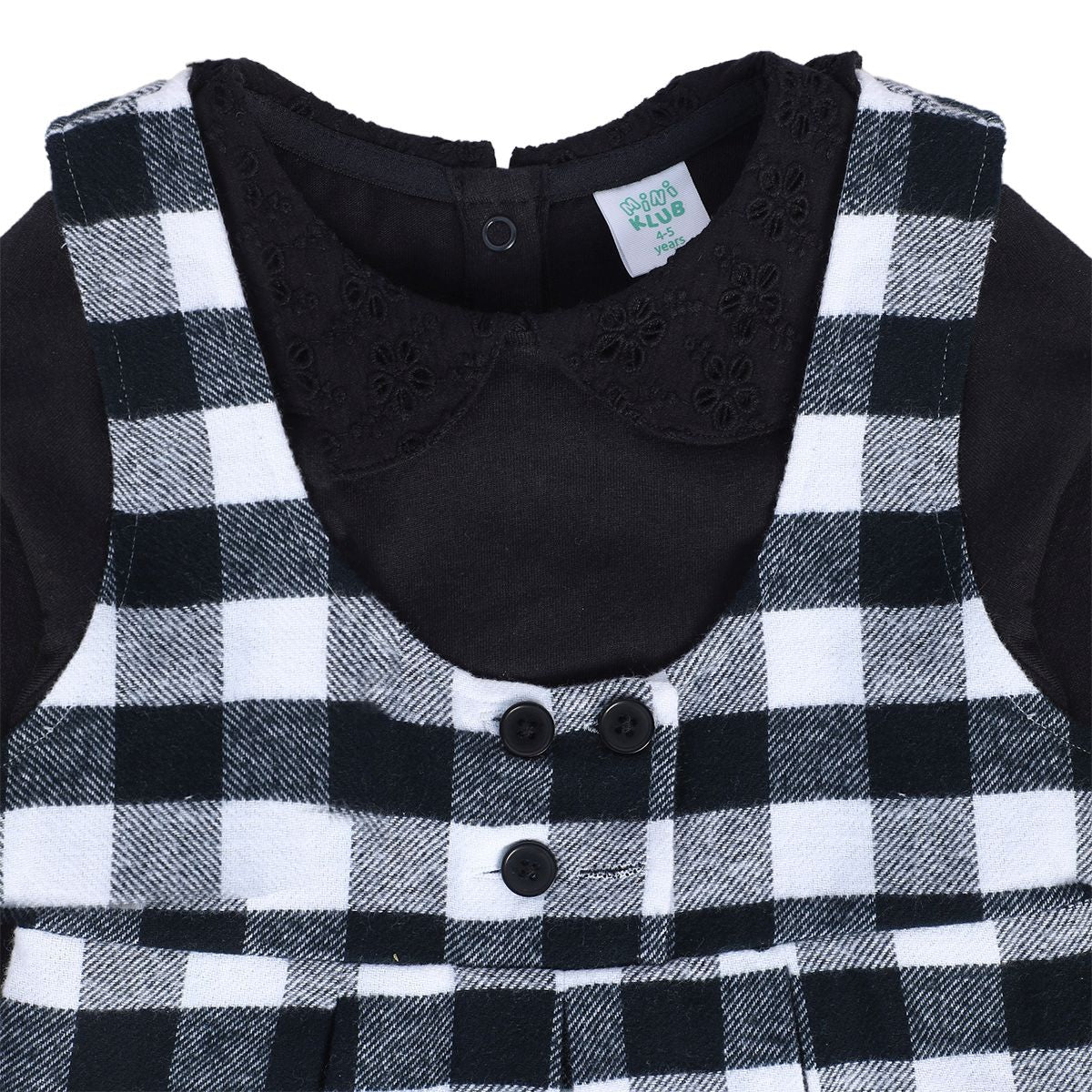 Girls Multicolor Pack Of 2 Pinny Set