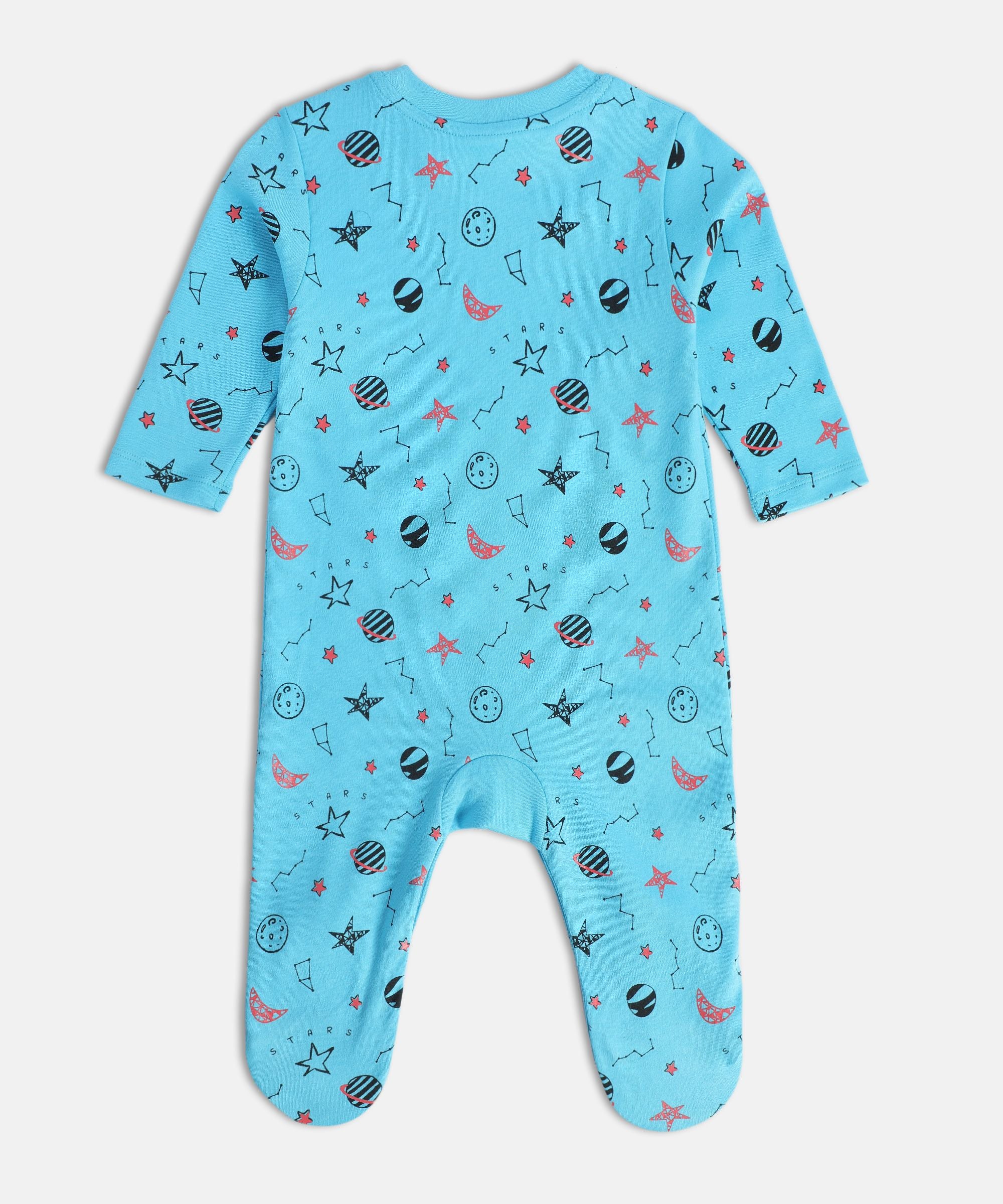 Boys Multicolor Pack Of 2 Sleep Suit
