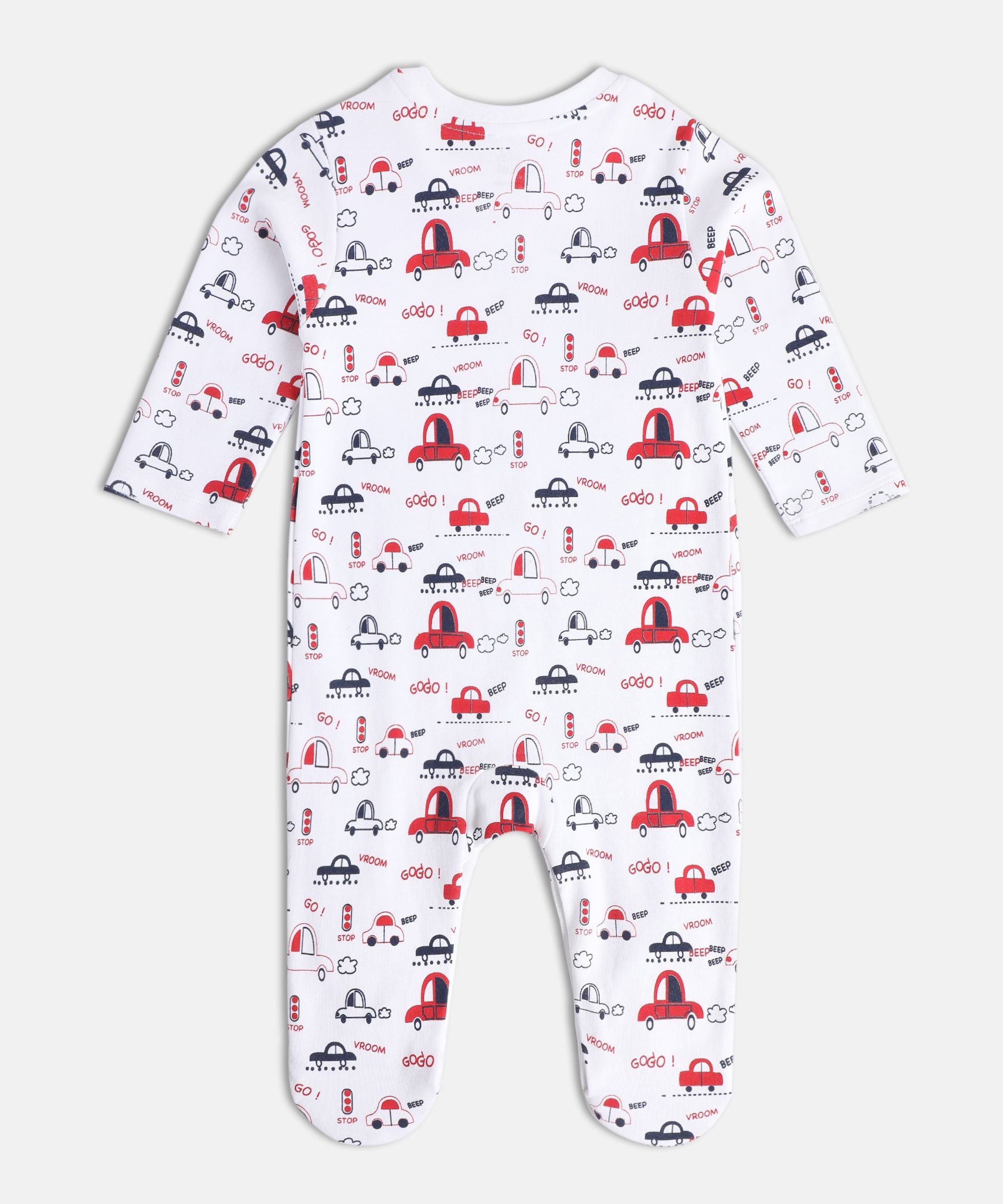 Boys Multicolor Pack Of 2 Sleep Suit