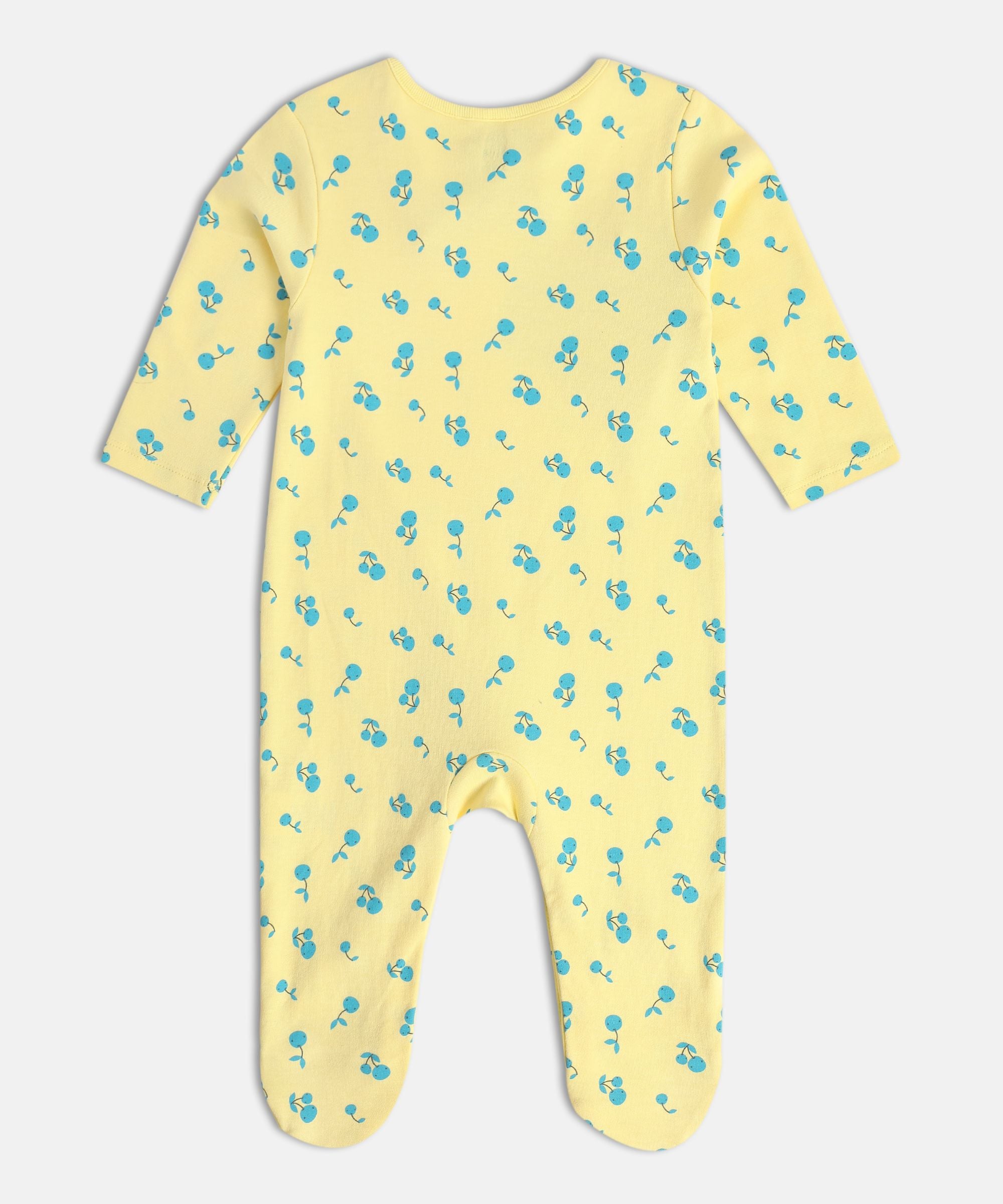 Girls Multicolor Pack Of 2 Sleep Suit