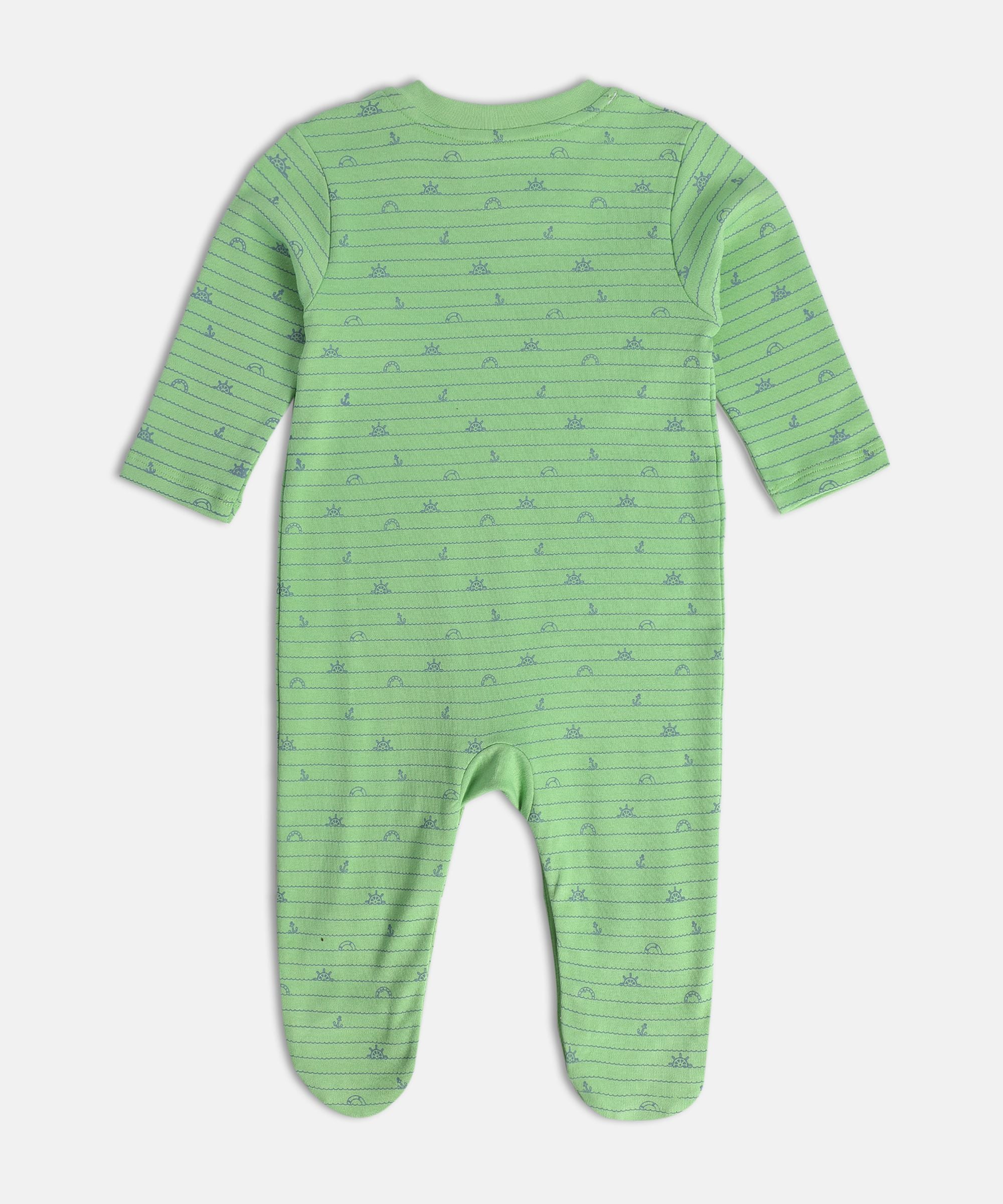Boys Multicolor Pack Of 2 Sleep Suit