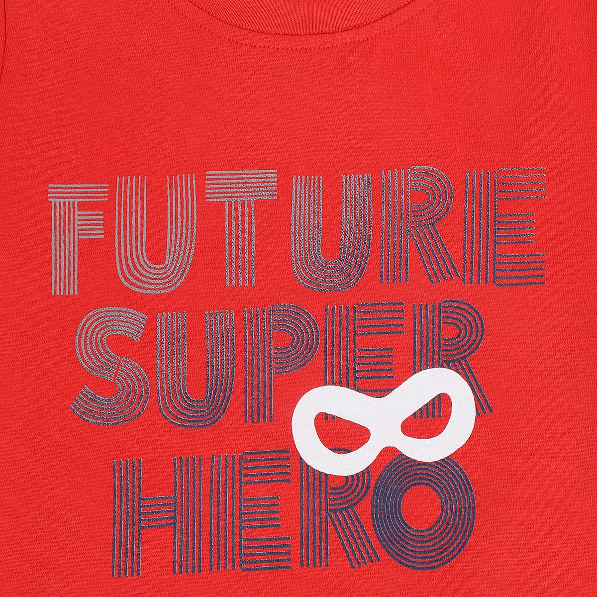 Boys Red/Blue T-Shirt And Bottom Set