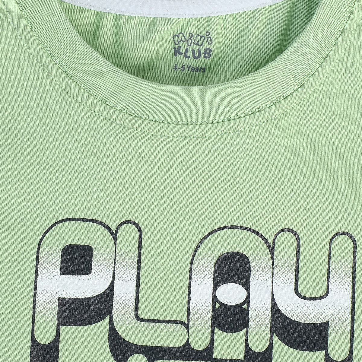 Boys Green/Black T-Shirt And Bottom Set