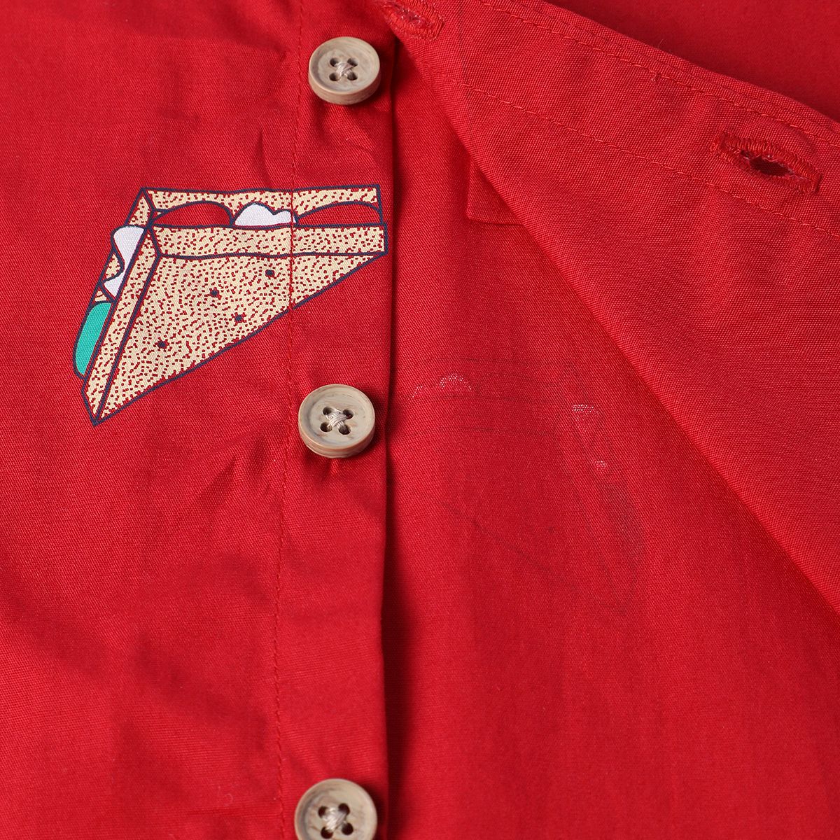 Boys Red Pack Of 1 Shirt