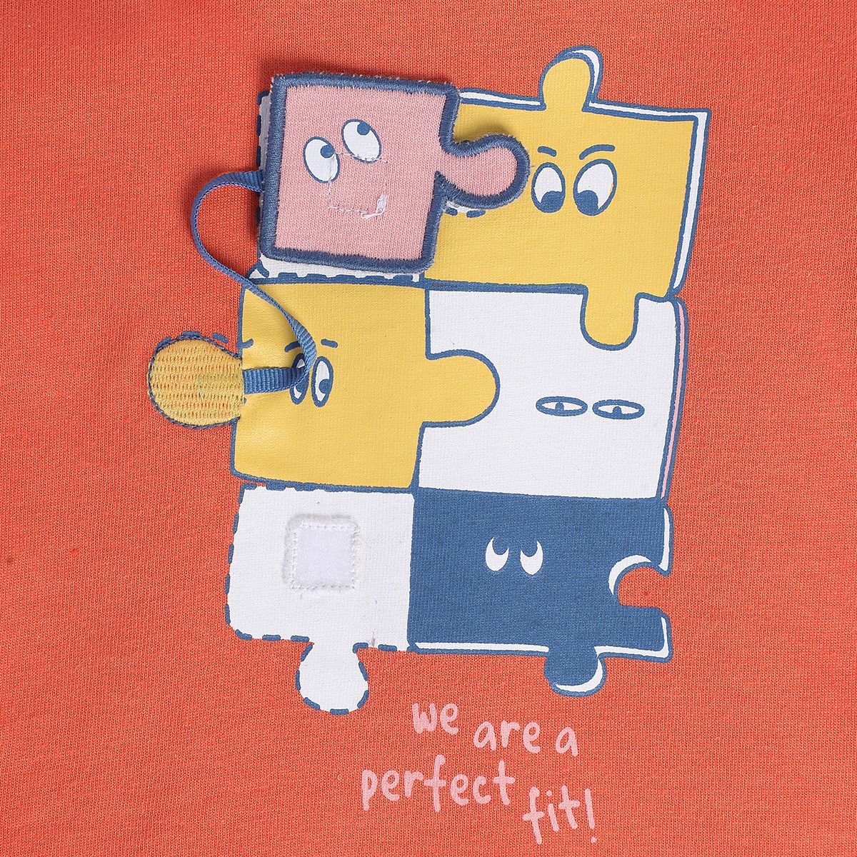 Girls Orange Pack Of 1 Knit Top