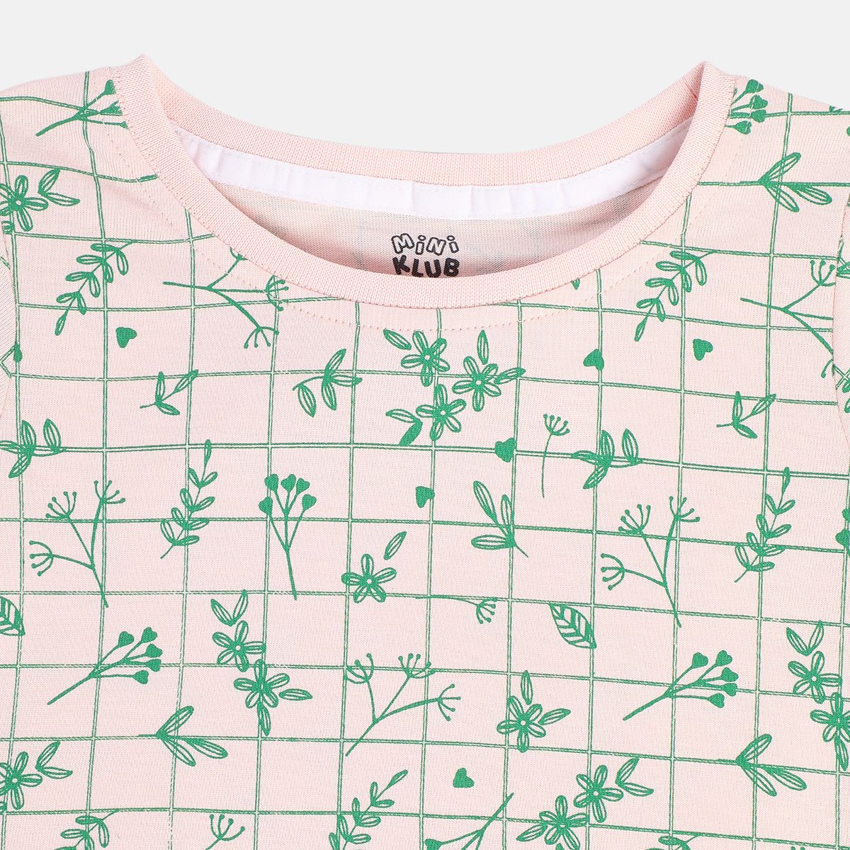 Girls Green Pack Of 2 Top And Bottom