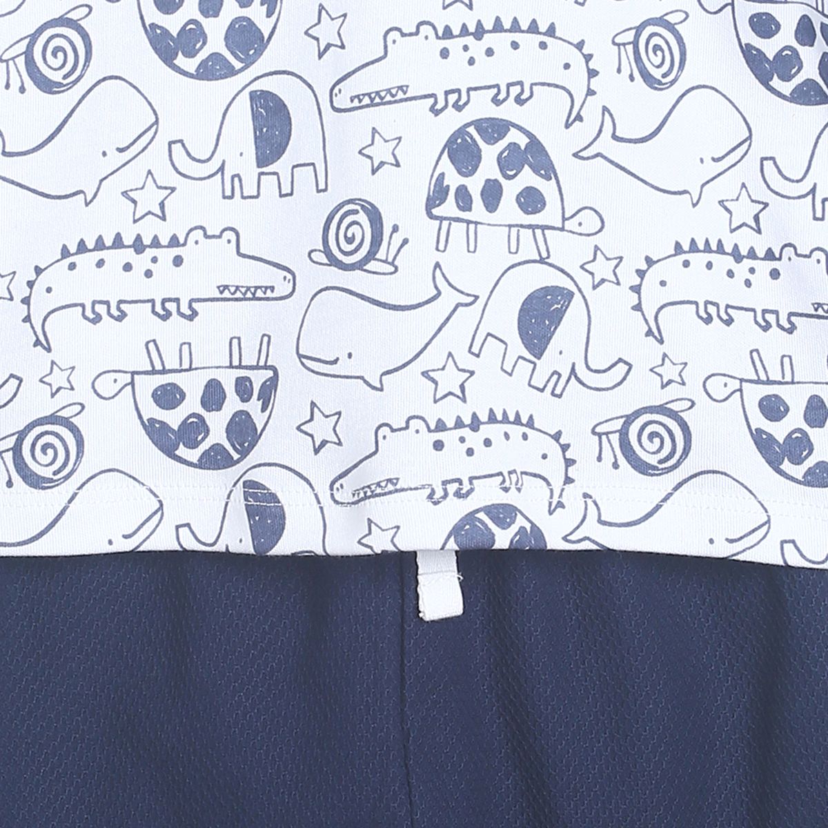 Pack of 2 t-shirt and bottom set - navy for 0-3 Months