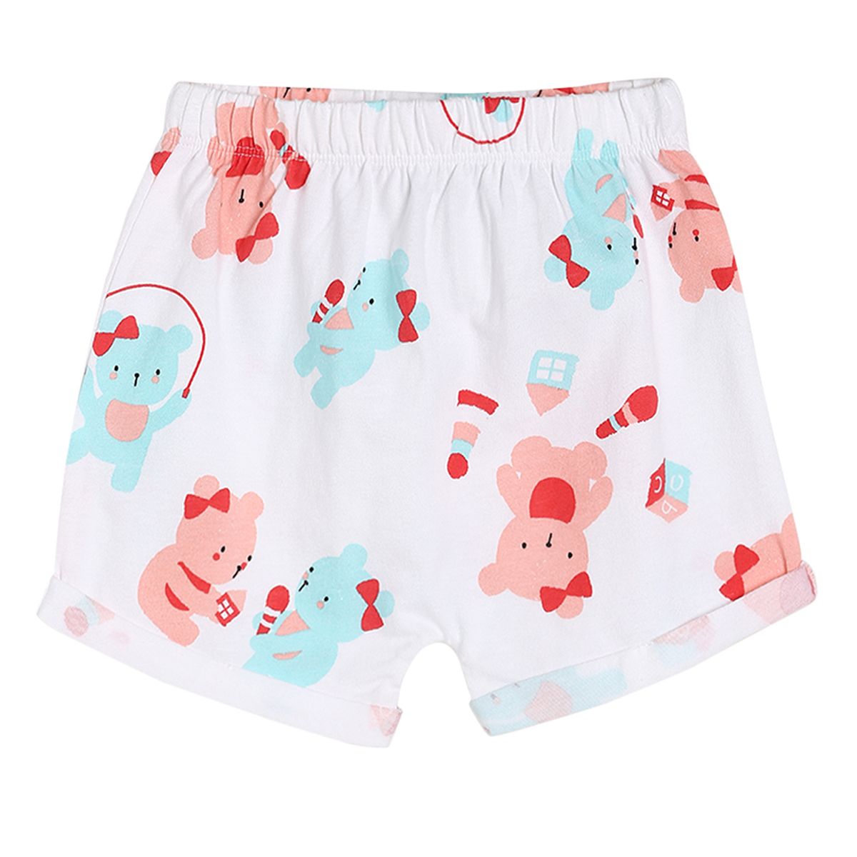 Girls Multicolor Pack Of 3 Shorts