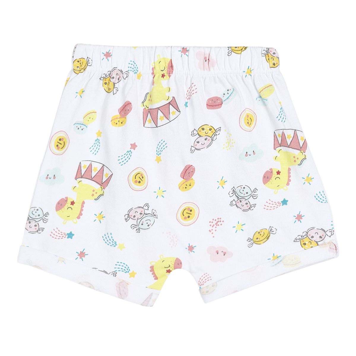 Girls Multicolor Pack Of 3 Shorts