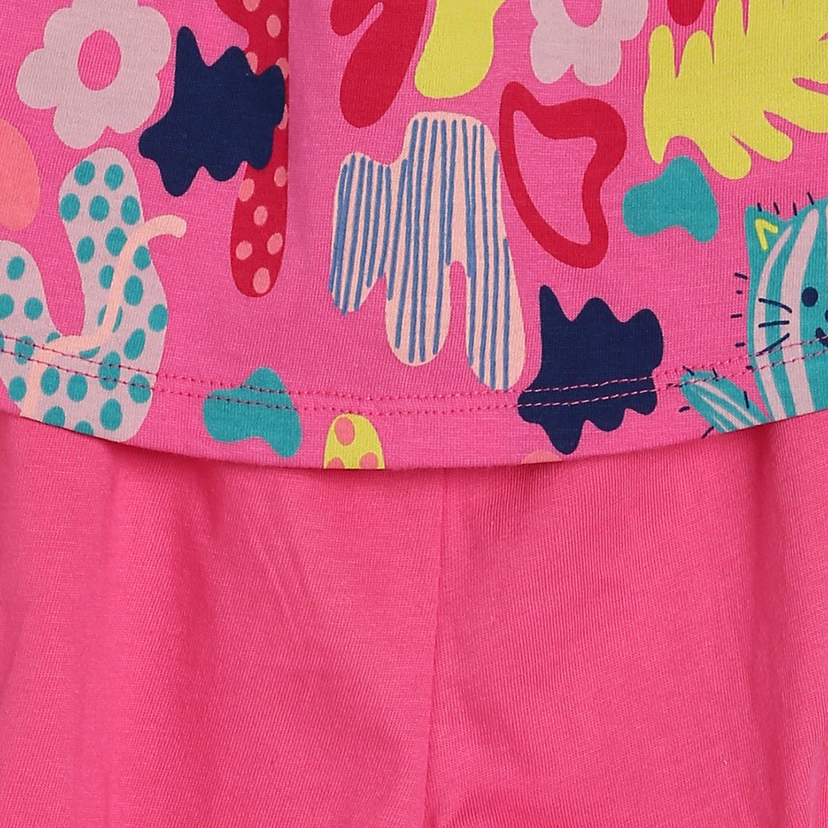 Girls Hot Pink Pack Of 2 Dress