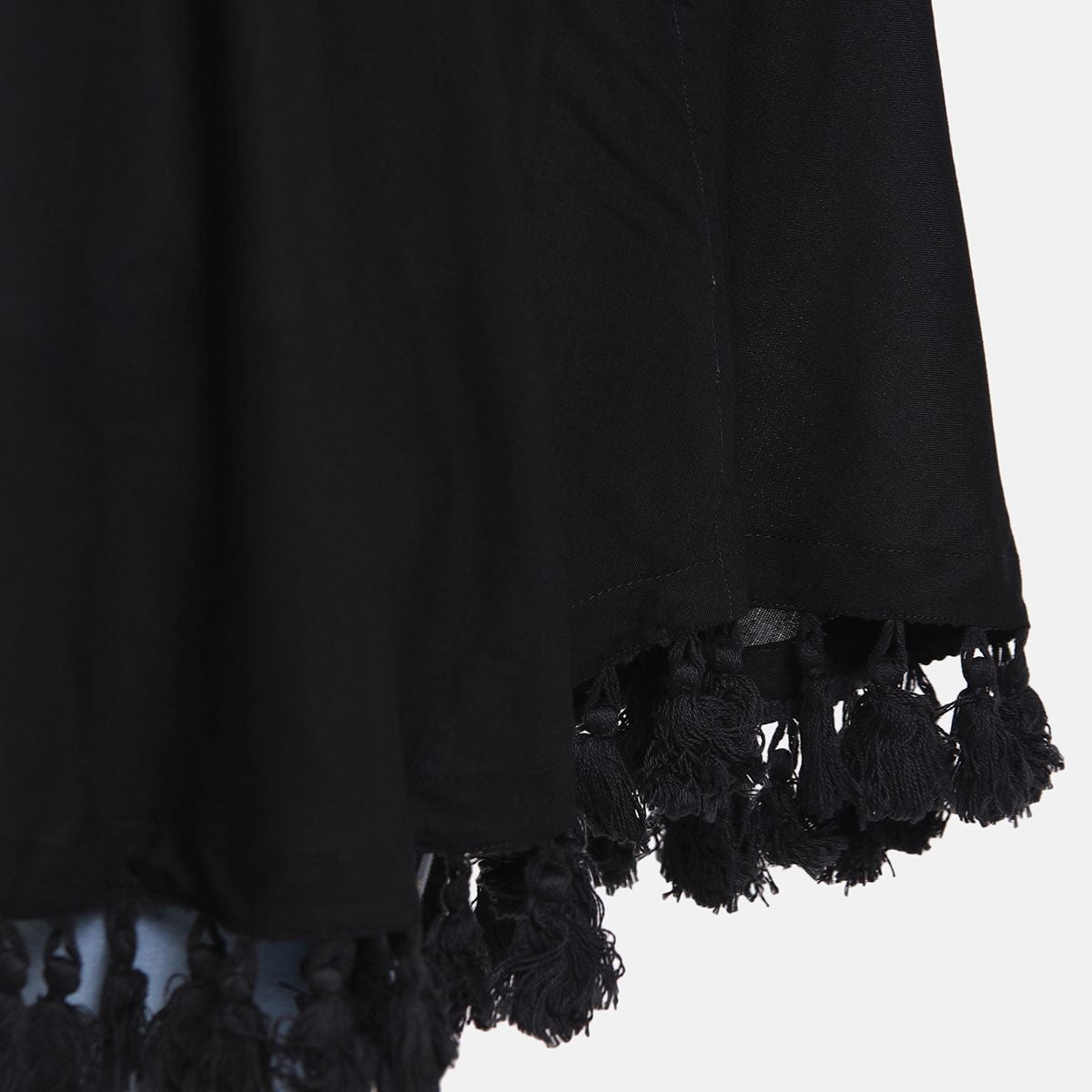 Black Round Neck Nursing Wrapper