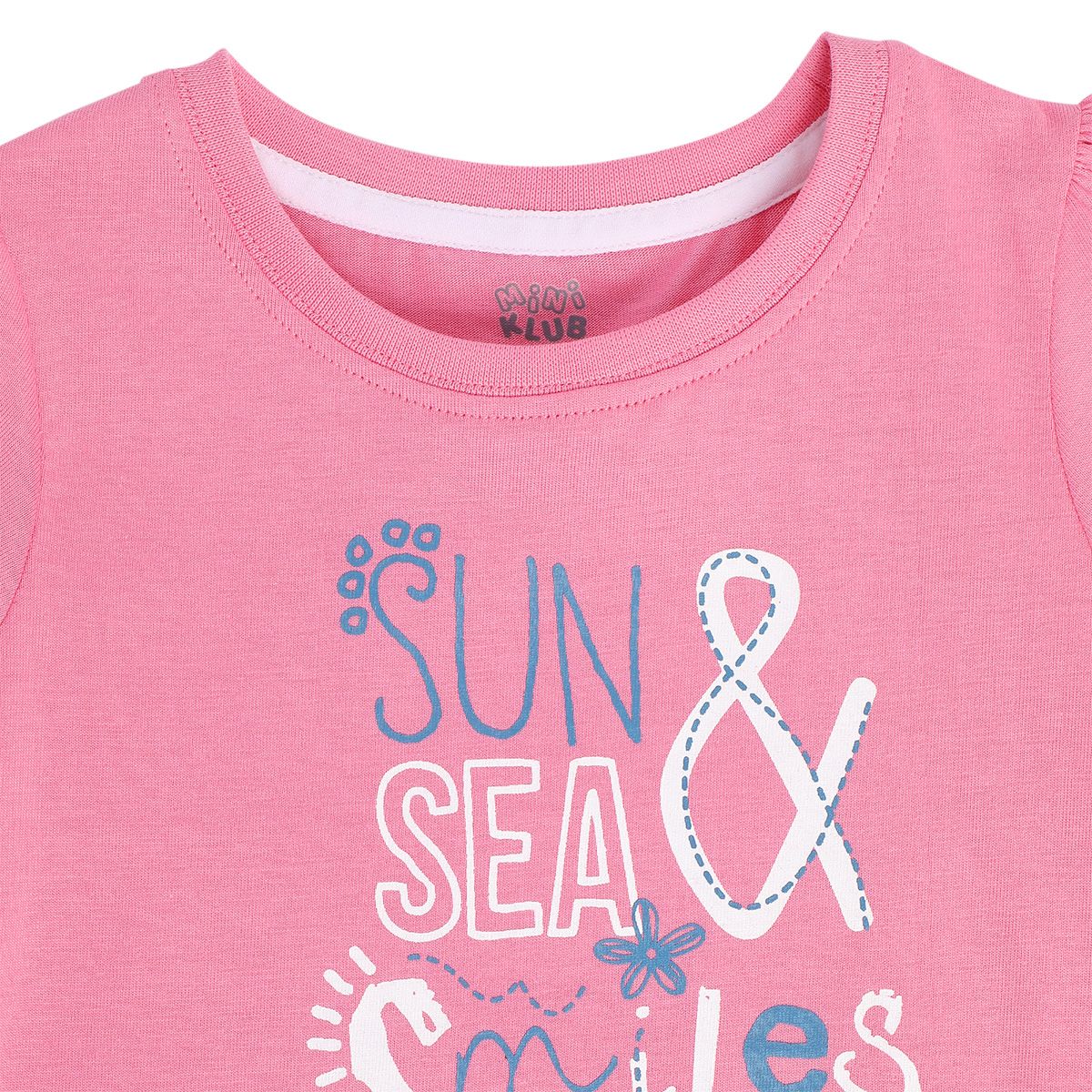 Girls Pink Pack Of 2 Top And Bottom