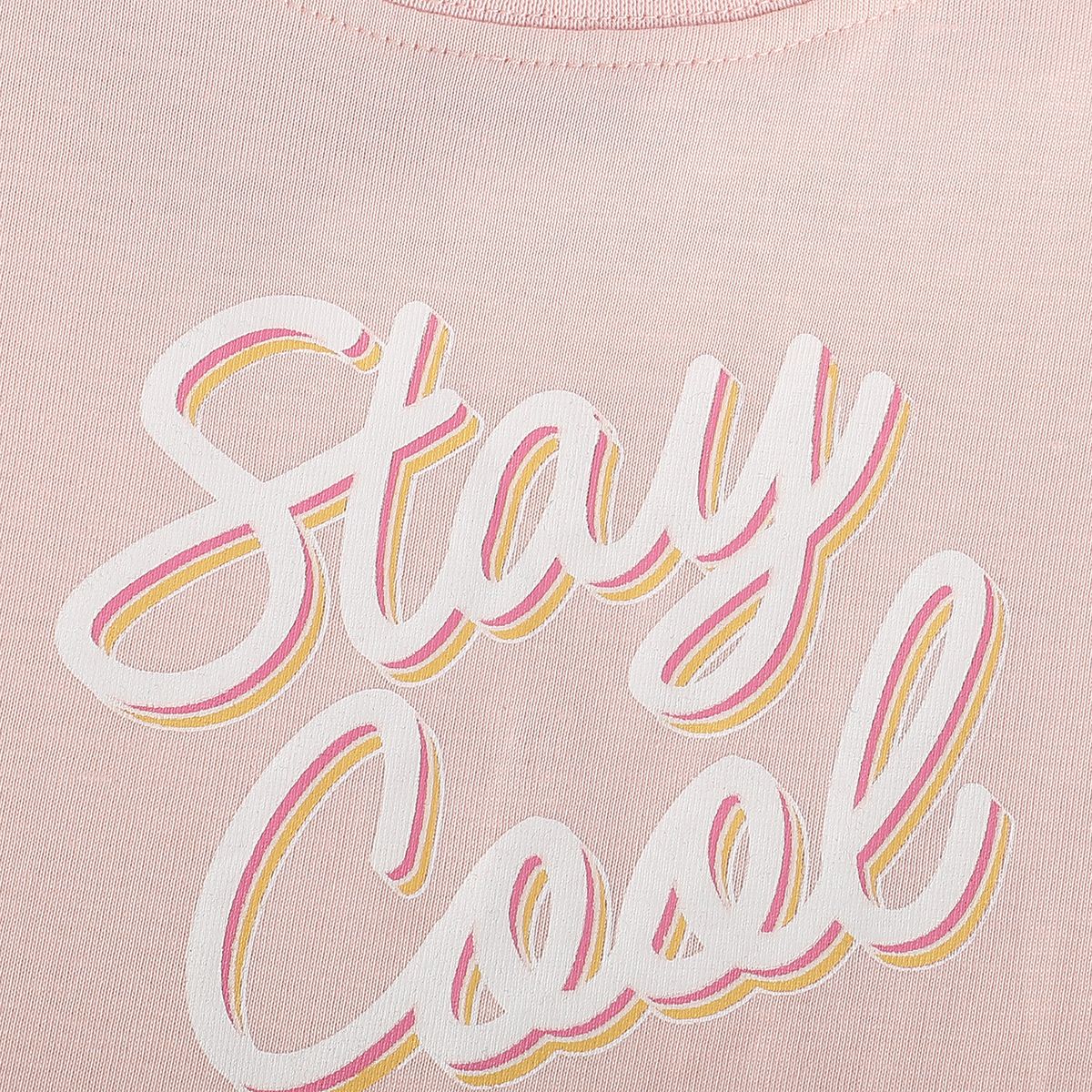 Girls Pink Pack Of 2 Top And Bottom