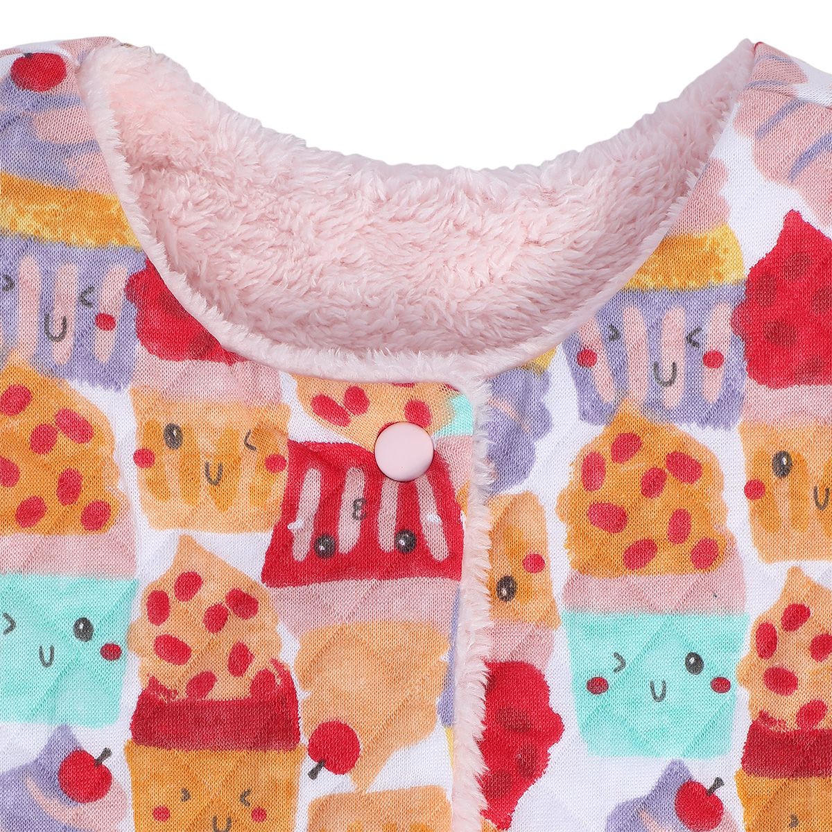 Girls Pink Pack Of 1 Gilet