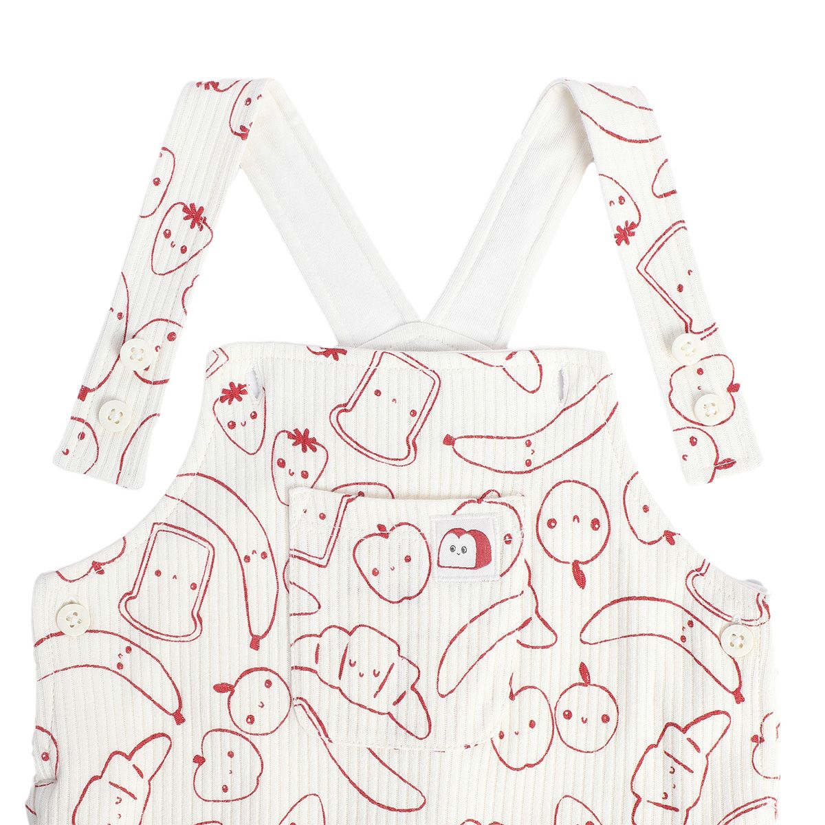 Boys Multicolor Pack Of 2 Dungaree Set