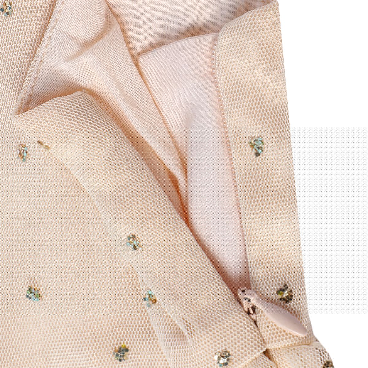 Girls Beige Pack Of 1 Dress