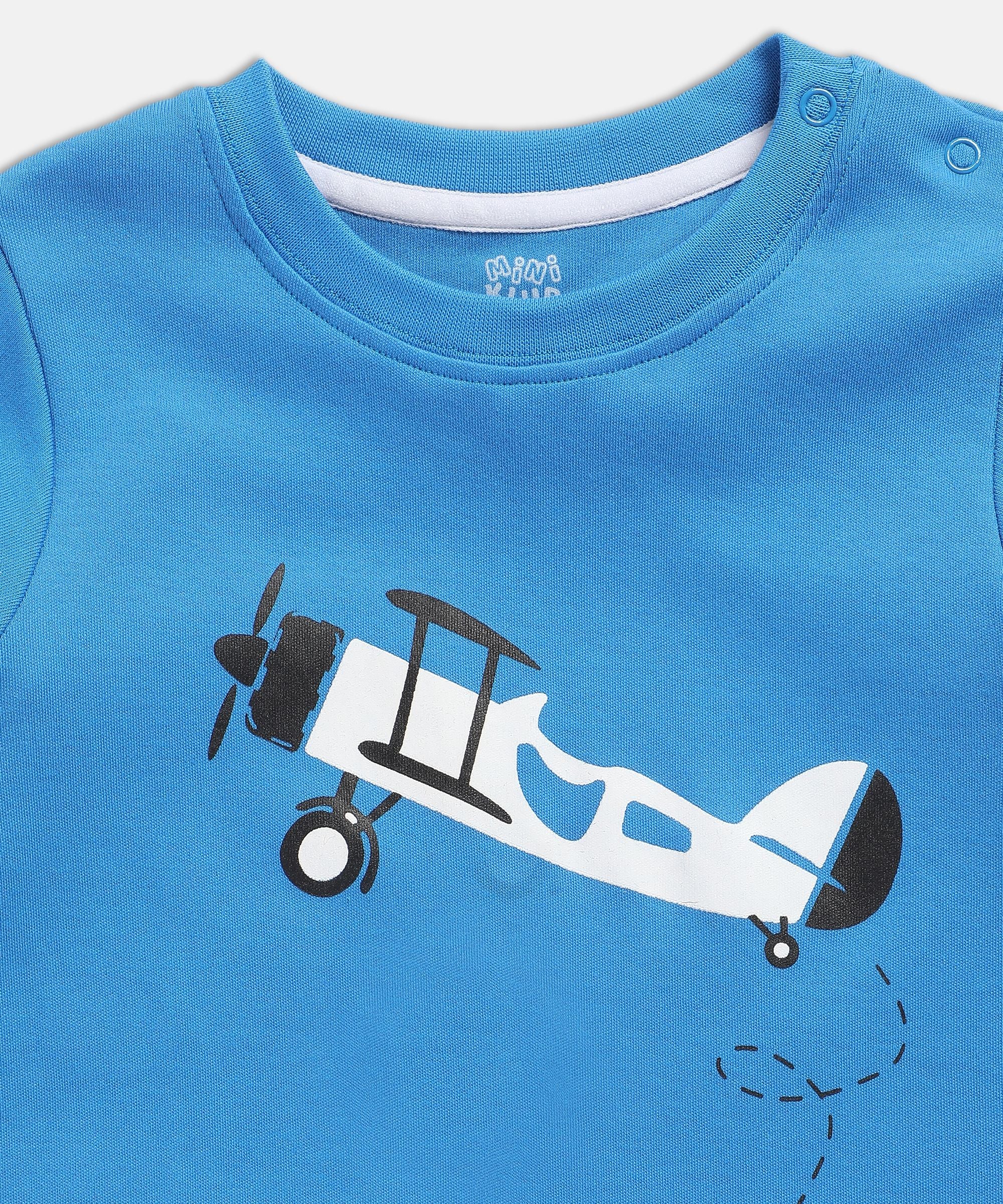 Boys Multicolor Pack Of 2 Sleep Suit