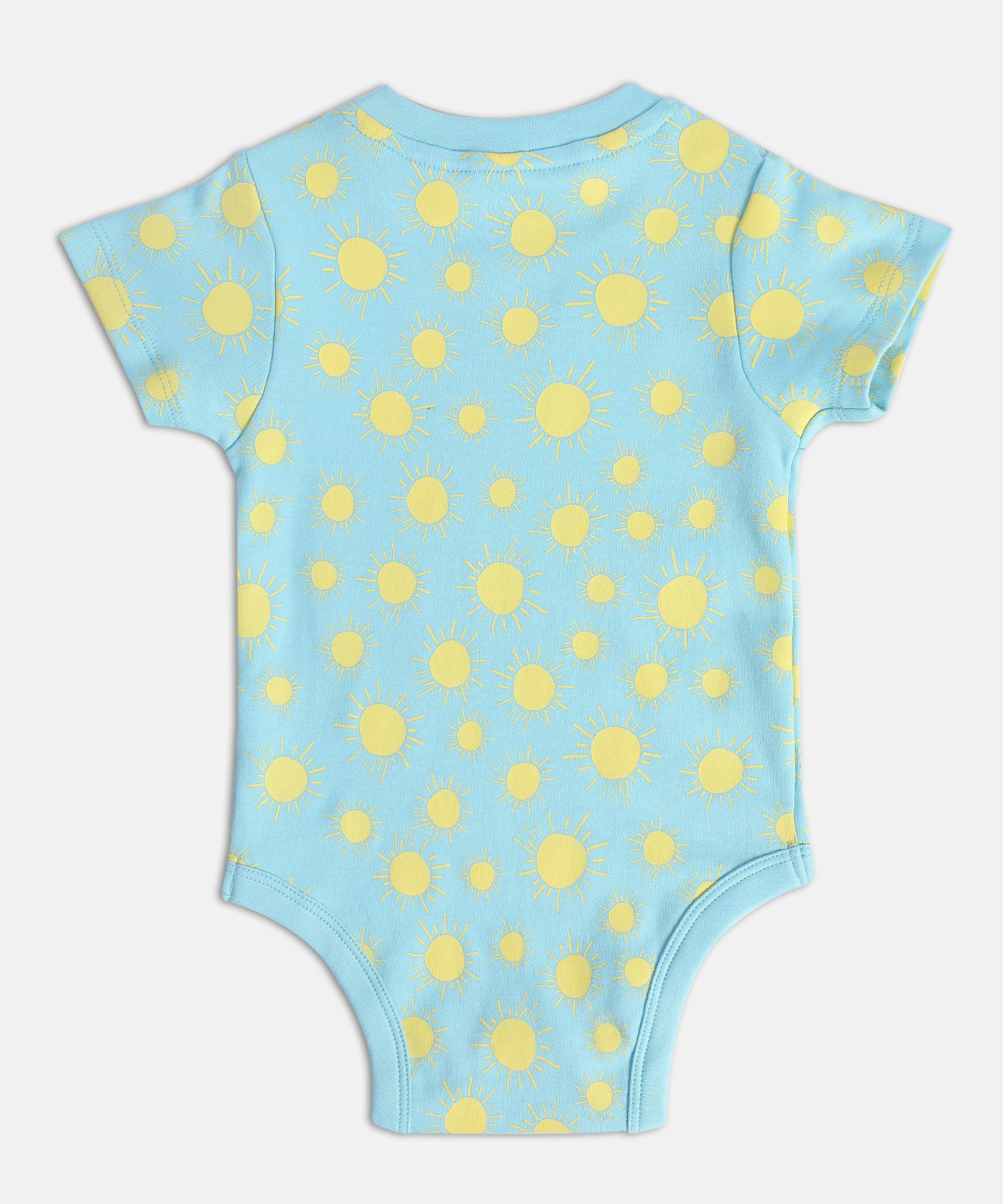 Boys Multicolor Pack Of 3 Body Suit