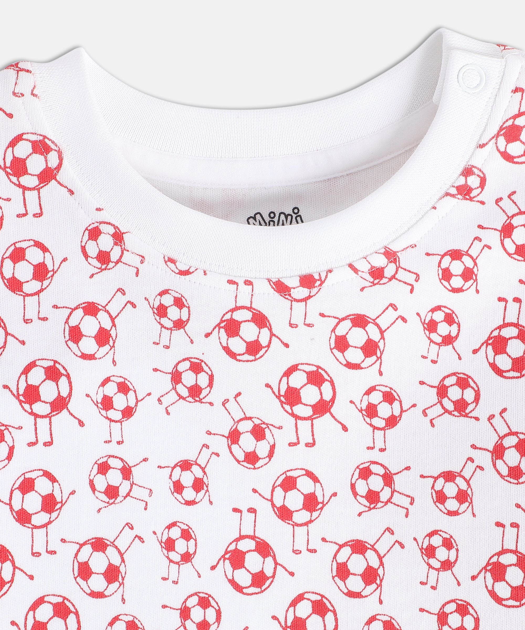 Boys Multicolor Pack Of 2 Romper