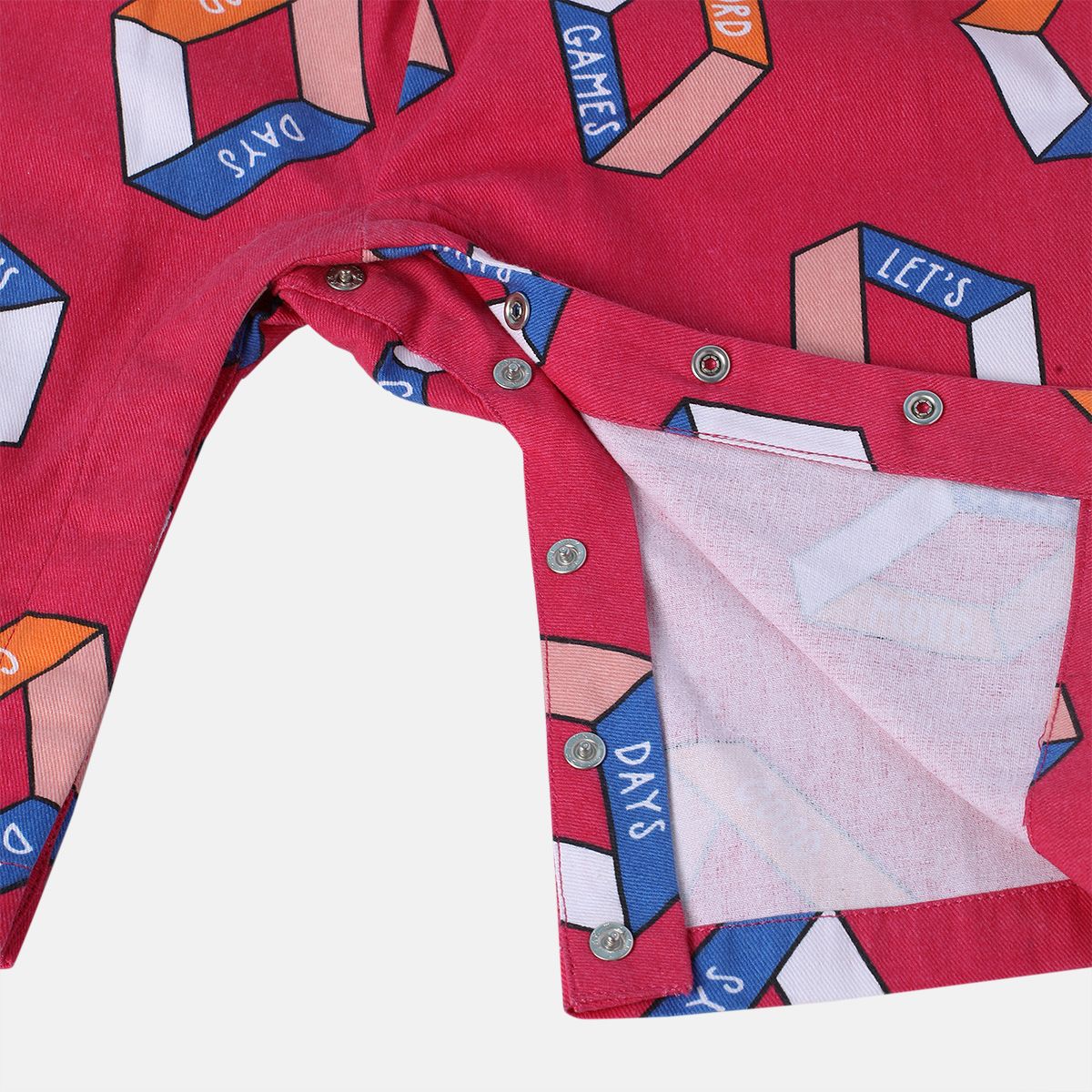 Girls Pink Pack Of 2 Dungaree Set