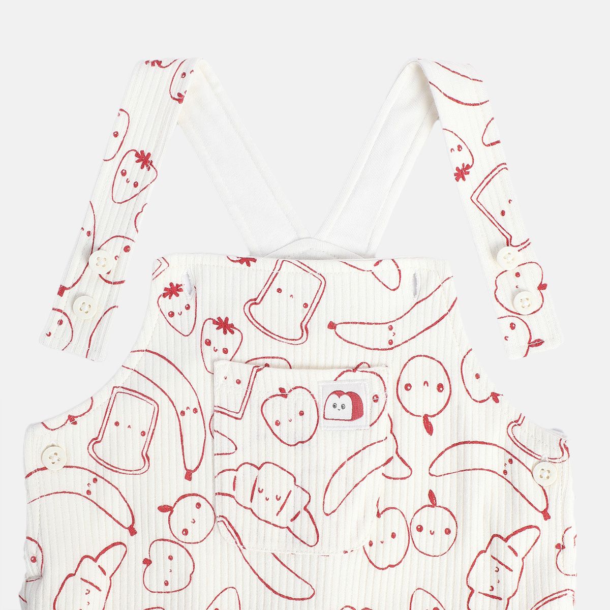 Boys Multicolor Pack Of 2 Dungaree Set