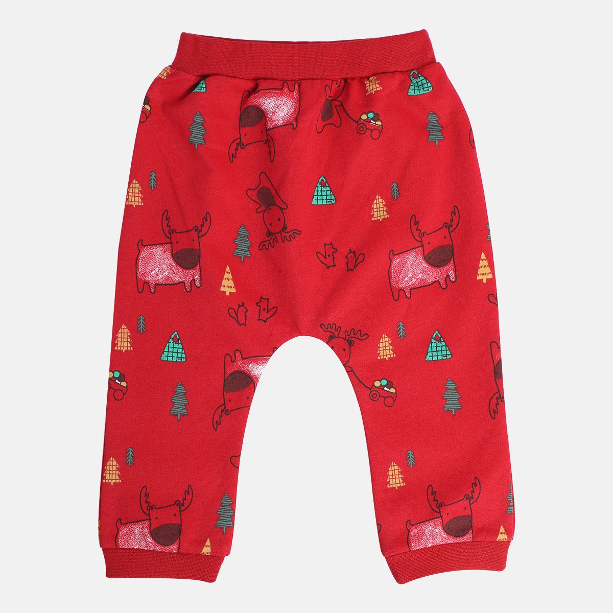 Boys Off White Knit Bottom