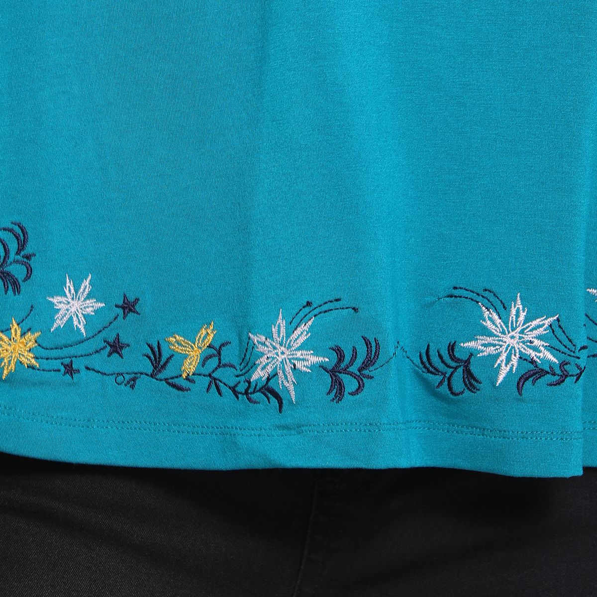 Harbor Blue Round Neck Nursing Wrapper