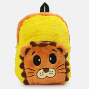 Girls Yellow Plush Back Bag Mio
