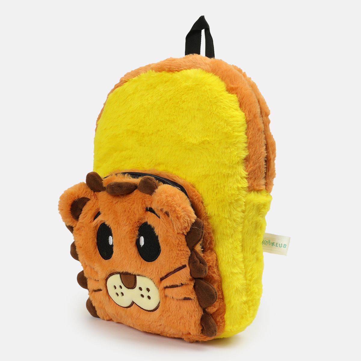 Girls Yellow Plush Back Bag Mio