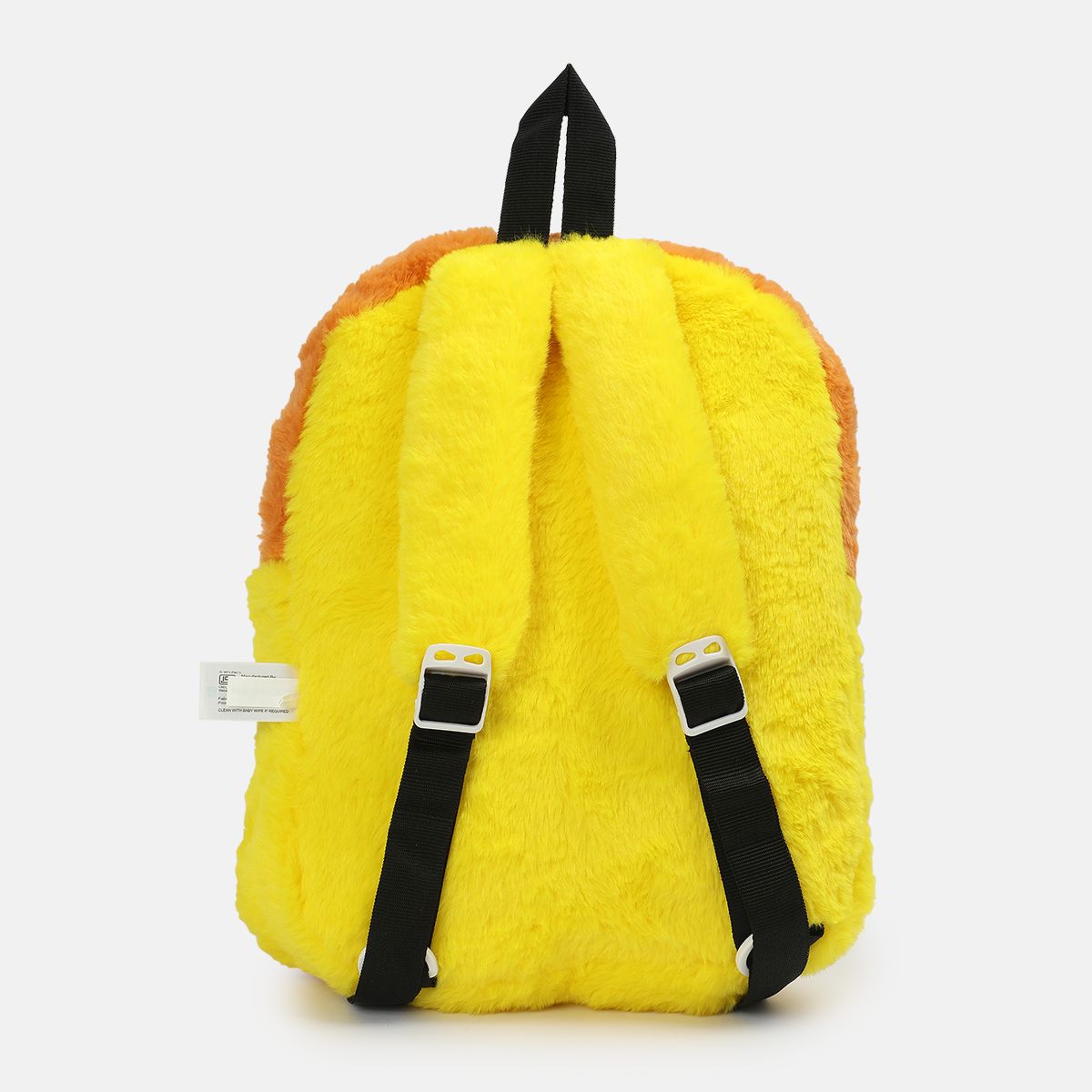 Girls Yellow Plush Back Bag Mio