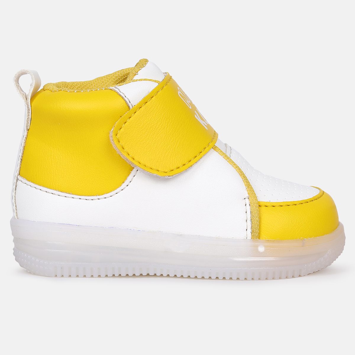 Boys Yellow And White Light Shoes