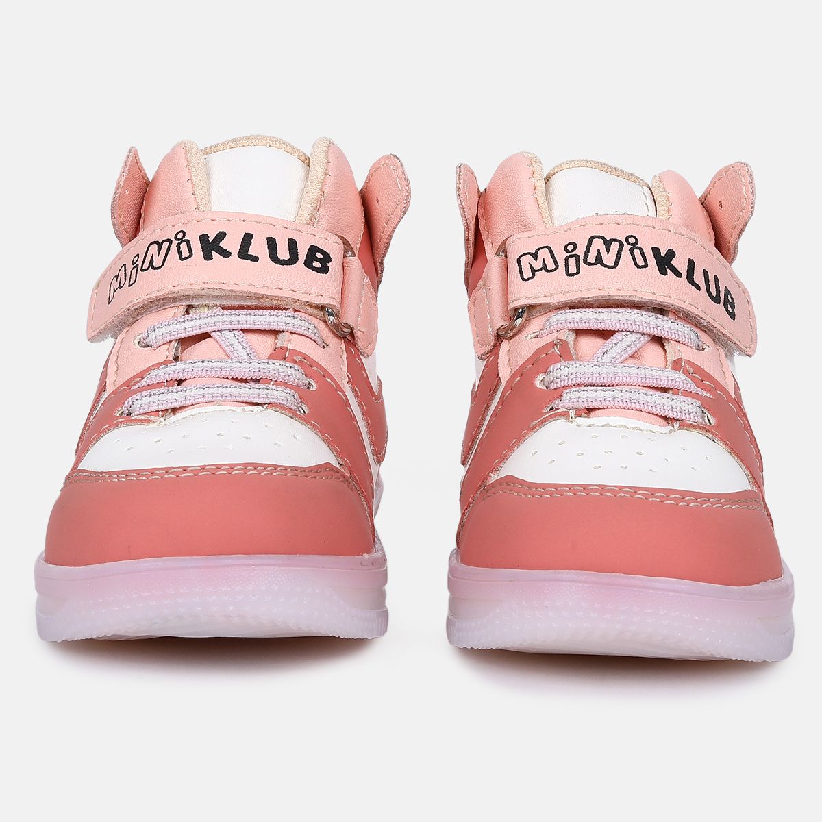 Girls Pink And White Light Shoes