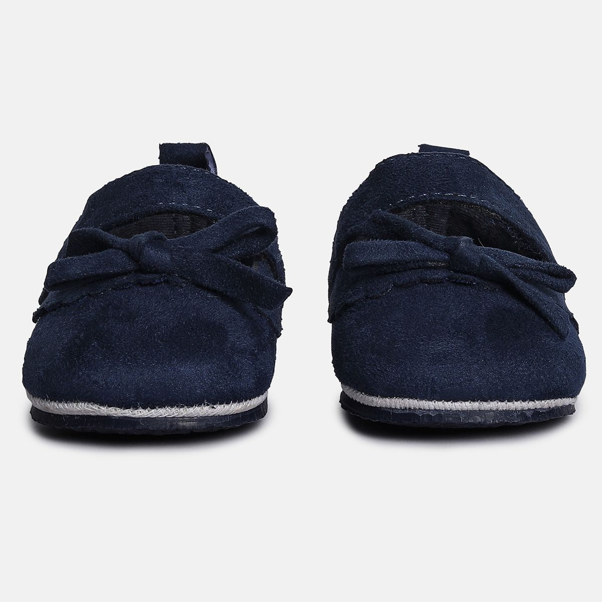 Girls Dark Blue Ballerinas