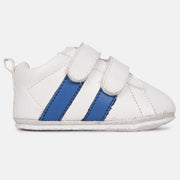 Boys White Blue Shoes