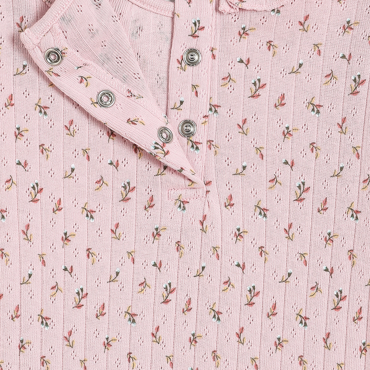 Baby Girls Pack of 3 Floral Printed Bodysuits, Multicolour