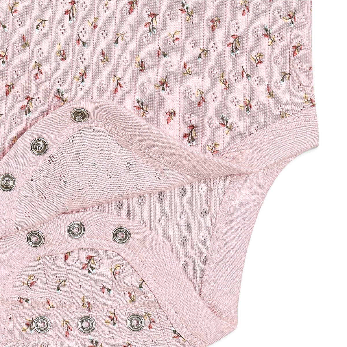 Baby Girls Pack of 3 Floral Printed Bodysuits, Multicolour